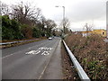 Newport Road passes Burtons Factory, Llantarnam