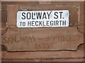 Annan: old name inscription in Solway Street