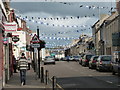 Sanquhar: bunting in the High Street