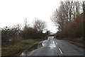 Wet B4385 just north of Stormer Hall