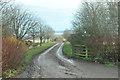 Private road to Hilltown of Ballindean