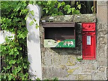 NT9046 : Postbox, Norham Station by Richard Webb