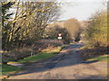 Track to the A68 by Barley Lodge