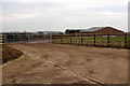 New farm buildings and paved entrance