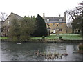 House and pond in Willersey