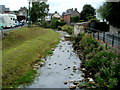 River Ennig viewed from a footbridge, Talgarth