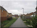 A path next to Charwood Close, Kingswood, Hull