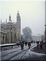 TL4458 : Snow on King’s Parade by Ben Harris