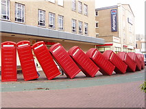 TQ1869 : Kingston Telephone Boxes by Claygate Surrey