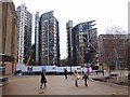TQ3180 : Plaza outside the Tate Modern by Oliver Dixon