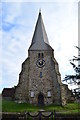 TQ4223 : Tower and Spire, Church of Ss Andrew & Mary, Fletching by Julian P Guffogg