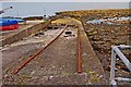 Small pier with rails near Seacliff Road, Ballyholme, Bangor