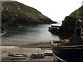 Portloe slipway in Dec 12