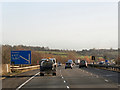 Southbound M40 approaching Banbury