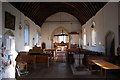 TQ6809 : Interior, St Oswald's church, Hooe by Julian P Guffogg