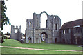 TF8114 : Castle Acre Priory: west front by Christopher Hilton