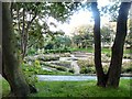 Sunken rose garden