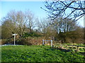 Entrance to recreation ground at New Ash Green