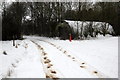 Milton Keynes Boundary Walk by a farm building