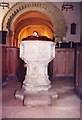 St John the Evangelist, Elkstone - Font