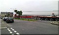 Wind turbine blade in transit - front end