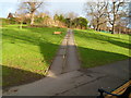 Path through the middle of Park Gardens, Stroud