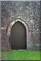 NO3524 : Arched door at Balmerino Abbey ruins by edward mcmaihin