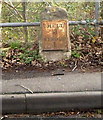 Rusty milepost, Slad Road, Stroud