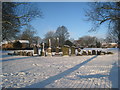 Memorial Gardens in the snow