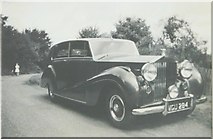 TL1012 : Rolls-Royce  in Bettespol Meadows in 1950 by George Baker