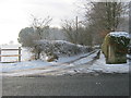 Public footpath on lane to Fyndoune and beyond