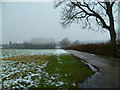 Farm road to Northlands from the A29