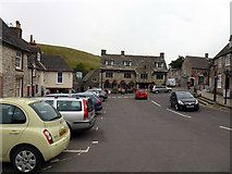 SY9682 : The Square, Corfe Castle by Phil Champion