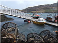NF7909 : Lobster pots and pontoon by Barbara Carr