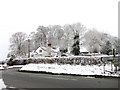 House and road junction at Shade Oak