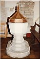 Holy Cross, Avening - Font