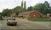 SU3642 : Site of Clatford station, in Goodworth Clatford, 1984 by Ben Brooksbank