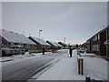 Snow clearing on Kendal Way, Anlaby