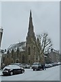 Our Lady Help of Christians, Lady Margaret Road during January snow