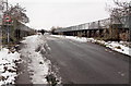 Road bridge across the railway, Maesglas, Newport