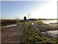 Sherburn Aero Club in Flooded fields