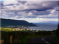 View of Carnlough from the Ballyvaddy Road