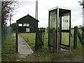 Entrance path to telephone exchange