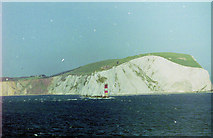 SZ2884 : Goose Rock and Needles Lighthouse by Stuart Logan