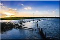 Key Brook Flood: View from the  B 3091 Road Bridge