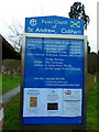 Parish Church of St Andrew, Cobham, Nameboard