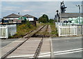 Across Llangadog level crossing