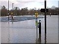 Flooded Frankwell car park (again)