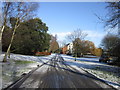 The entrance to Springhead Park Golf Course