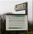 Whiteley Woods Miniature Golf Course sign